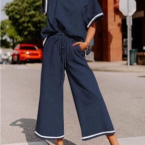Navy Blue Women's Jumpsuit